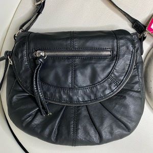 Candies Black Leather Purse